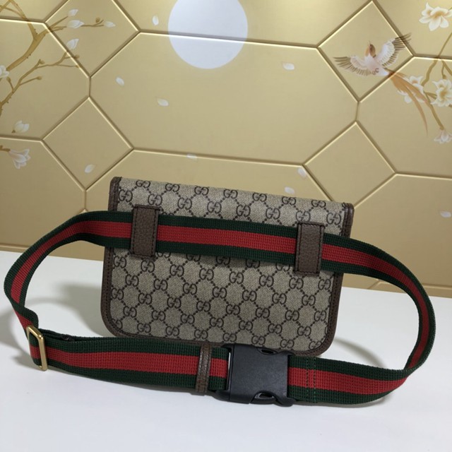 Gucci腰包 493930 古馳GUCCI新款腰包系列 虎頭標小號腰包  gqy1863